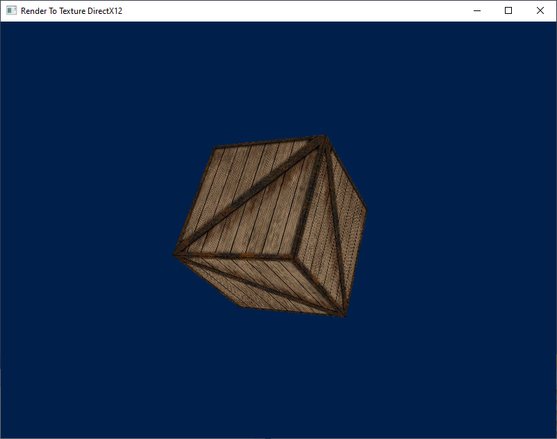 cube directx 12 render to texture