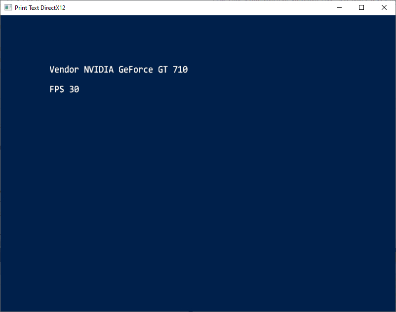directx 12 print text